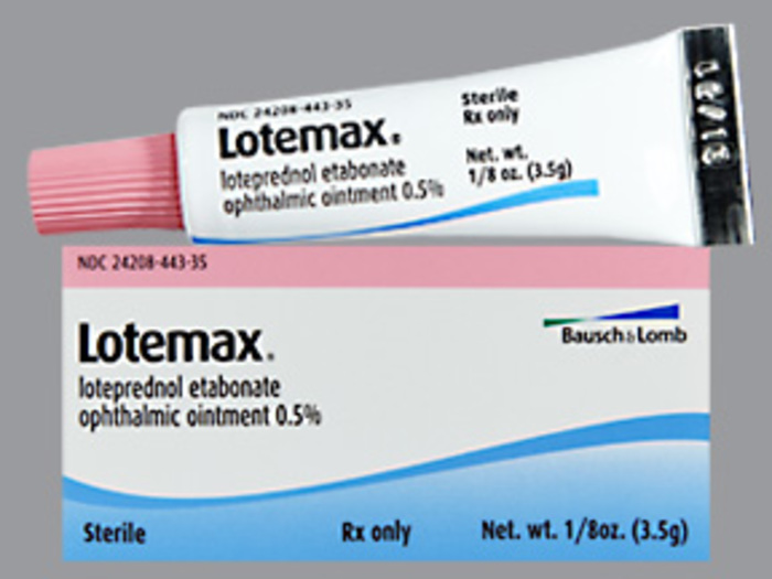 Rx Item-Lotemax 0.5% Ont 3.5Gm By Valeant Pharma loteprednol etabonate