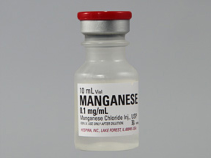 Rx Item-Manganese Chloride 0.1Mg/Ml Vial 25X10Ml By Hospira Worldwide