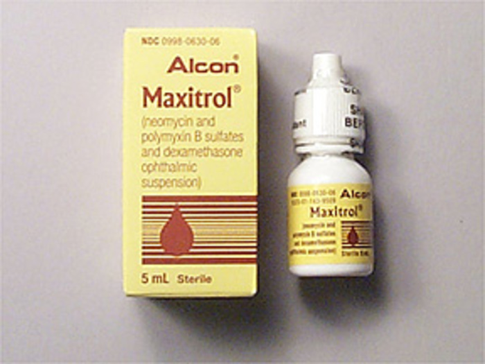 Rx Item-Maxitrol 0.1% Suspension 5Ml By Alcon Labs