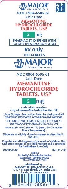 '.Memantine 5Mg Tab 10X10 By Major Pharma.'