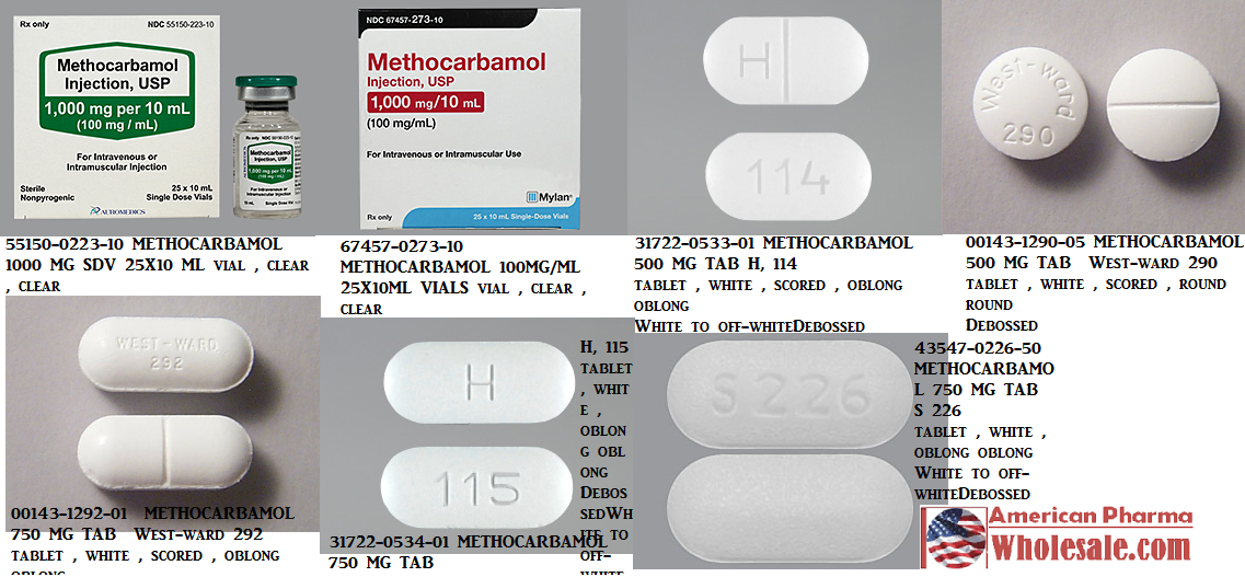 Rx Item-Methocarbamol 750Mg Tab 100 By Camber Pharma