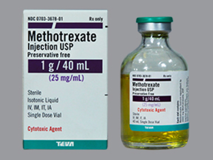 Rx Item-Methotrexate 25Mg/Ml Vial 40Ml By Teva Pharma