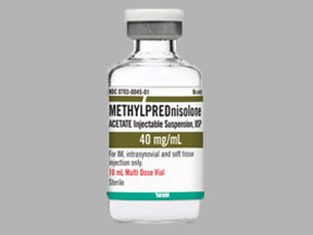 Rx Item-Methylprednisolone Acetate 40Mg/Ml Vial 10Ml By Teva Pharma