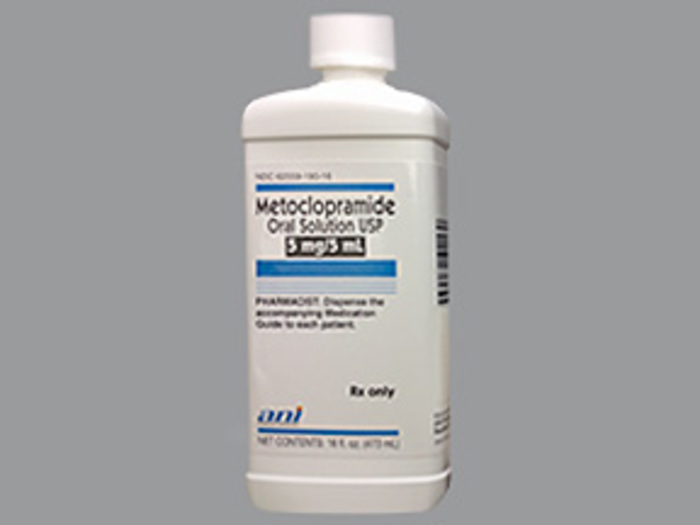 Rx Item-Metoclopramide 5MG-5ML 473 ML Sol by Ani Pharma USA Gen Reglan