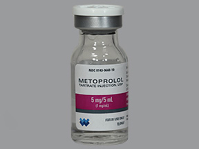 Rx Item-Metoprolol Tartarate 5Mg/5Ml Vial 10X5Ml By Westward Pharma