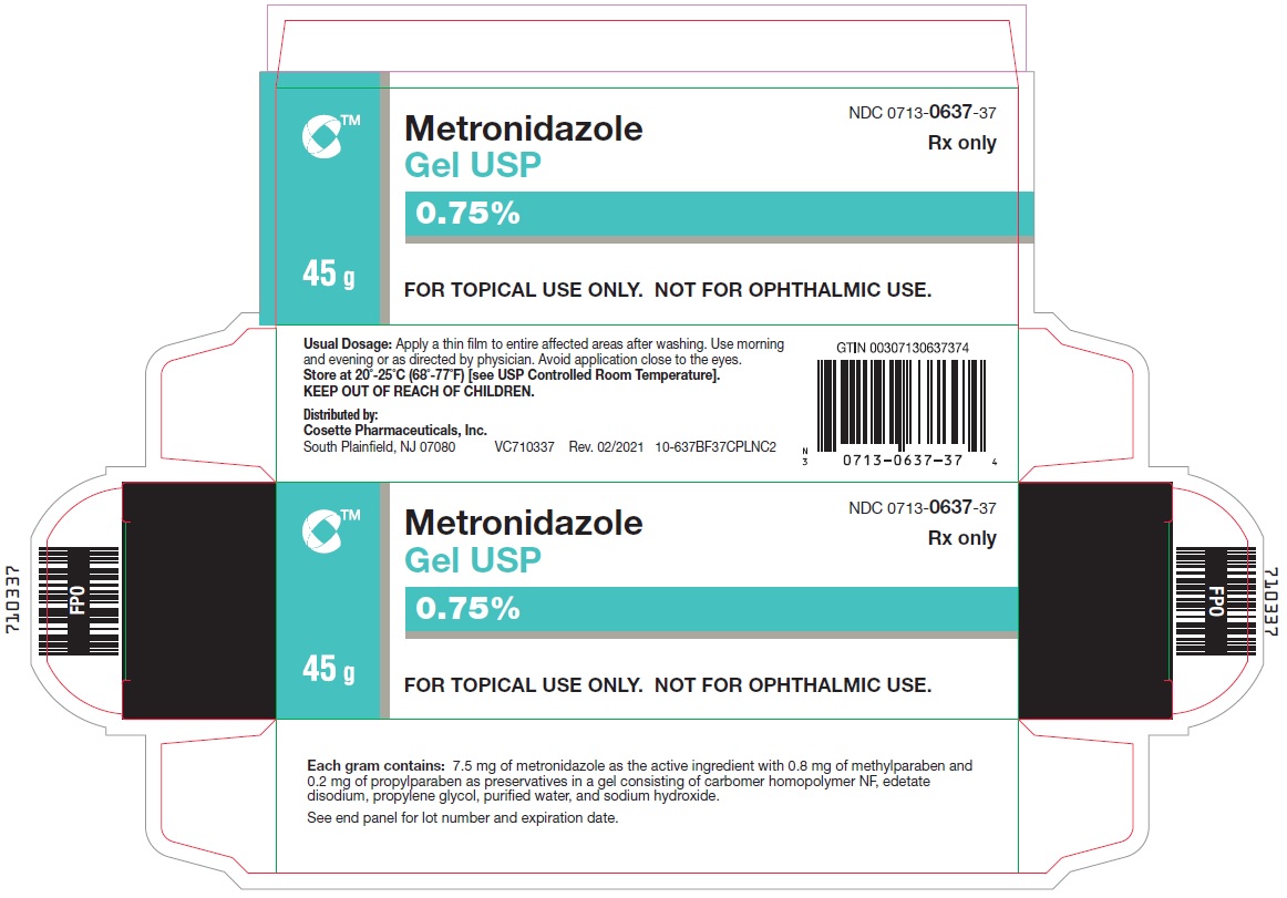 Rx Item-Metronidazole 0.75% Gel 45Gm By G&W Labs Gen Metrogel