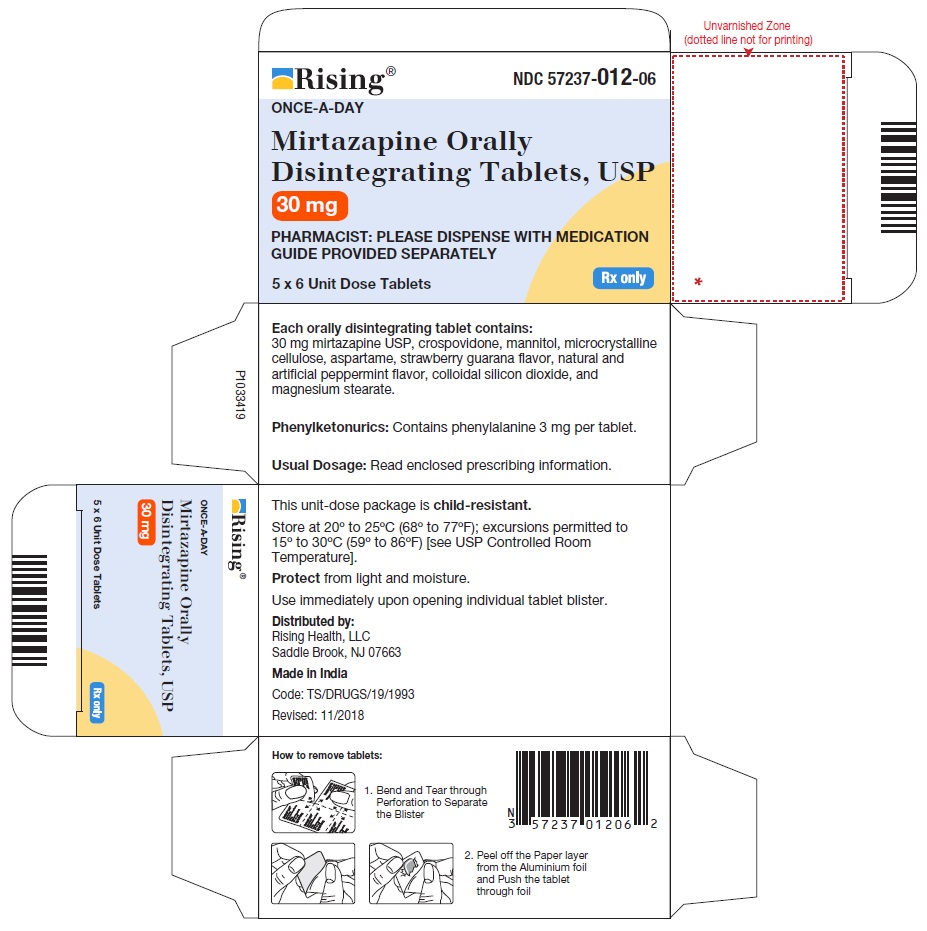 '.Mirtazapine ODT 30Mg Tab 30 By.'