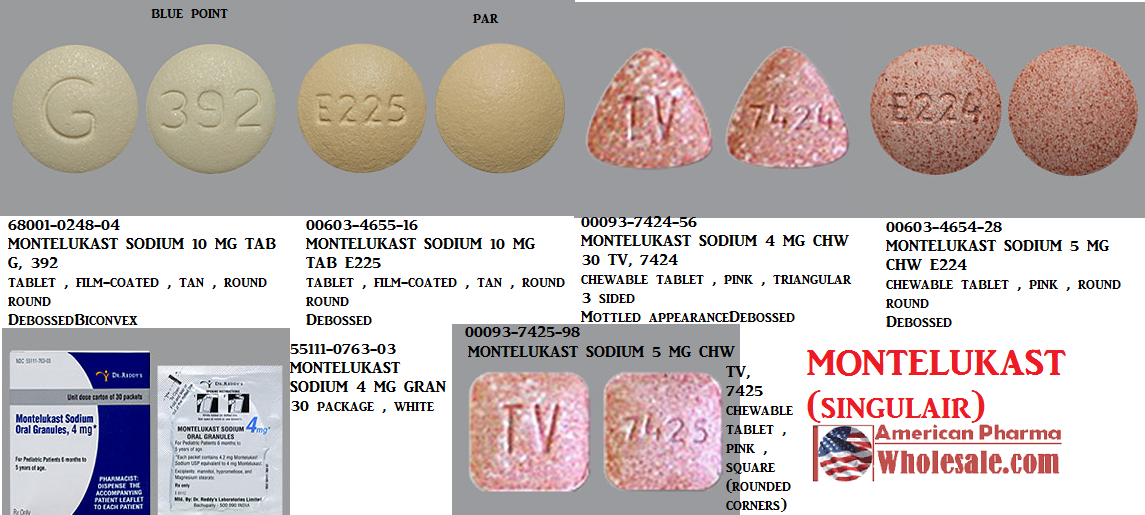 Montelukast 4mg Chw 30 by Kremers Urban 