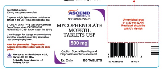'.Mycophenolate 500Mg Tab 100 By Ascend La.'