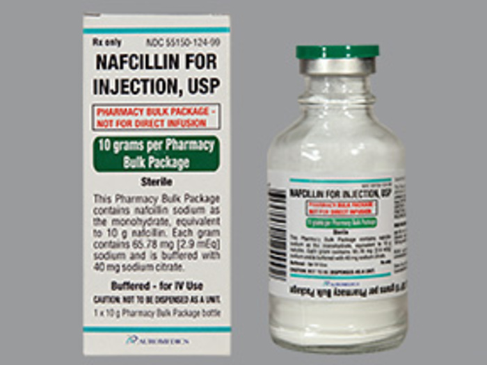 Rx Item-Nafcillin 10 Gm Vial By Auromedics Pharma Gen Unipen. Nallpen
