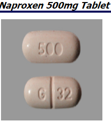 Rx Item-Naproxen 500Mg Tab 500 By Glenmark Generics Gen Naprosyn