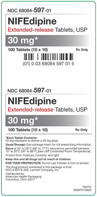 '.Nifedipine XL 30Mg Tab 100 By American H.'