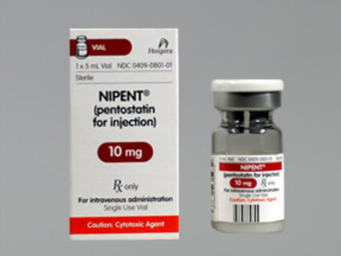 Rx Item-Nipent Pentostatin 10MG Vial -KEEP REFRIG- by Pfizer Pharma USA Injec
