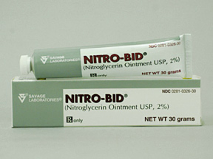 Rx Item-Nitro-Bid 2% Nitroglycerine Ont 30Gm By Savage Labs