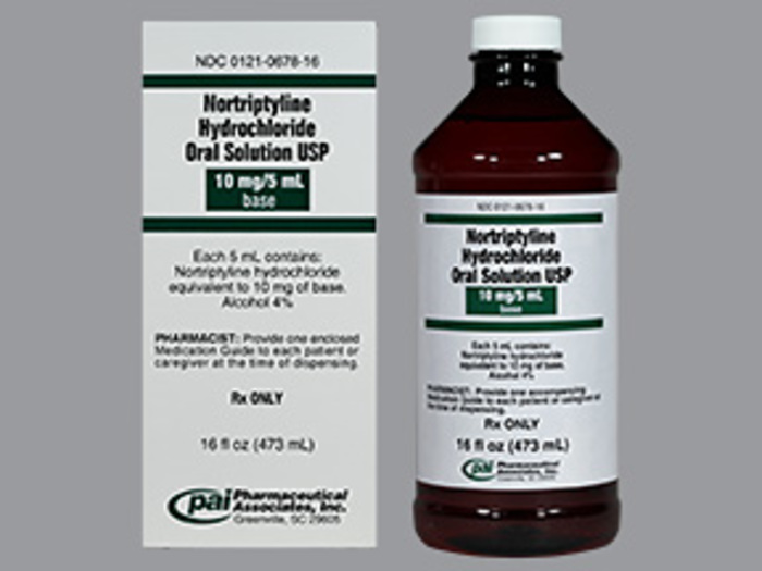 Rx Item-Nortriptyline 10Mg/5Ml Solution 16 Oz By Pharma Assoc Gen Pamelor