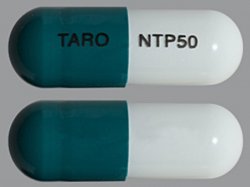 Rx Item-Nortriptyline 50Mg Cap 500 By Taro Pharma Gen Pamelor