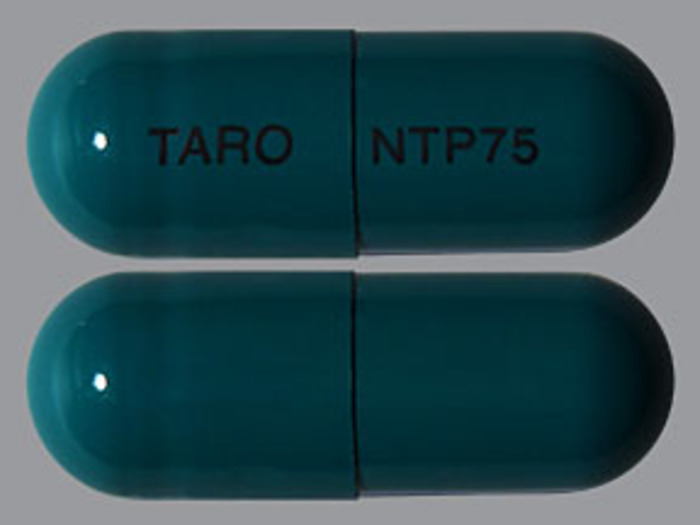 Rx Item-Nortriptyline 75Mg Cap 90 By Taro Pharma Gen Pamelor
