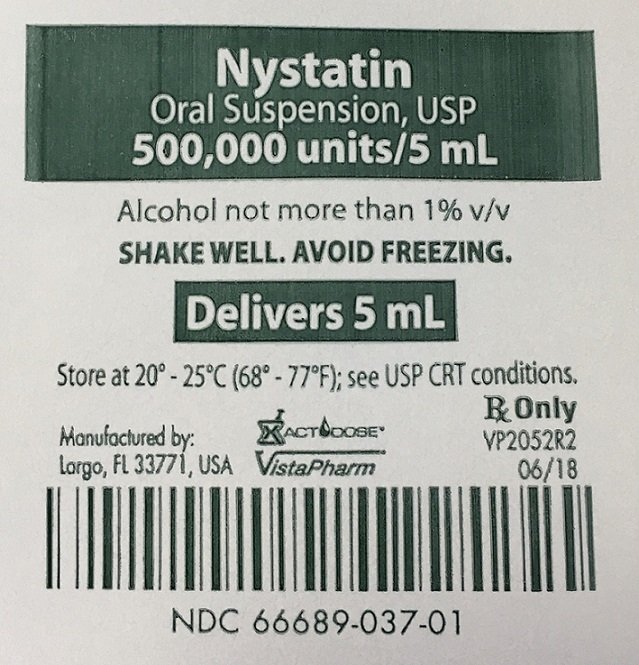 Rx ItemNystatin Oral 100000 Ml Suspension 100X5Ml By Vistapharm UD Mycostatin