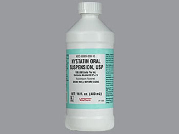 Rx Item-Nystatin Oral 100000 Ml Suspension 480Ml By Vistapharm 