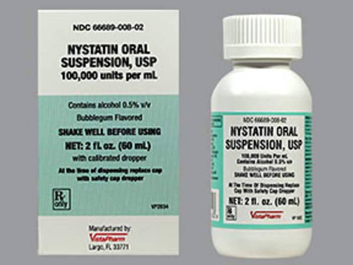 Rx Item-Nystatin Oral 100000 Ml Suspension 60Ml By Vistapharm 