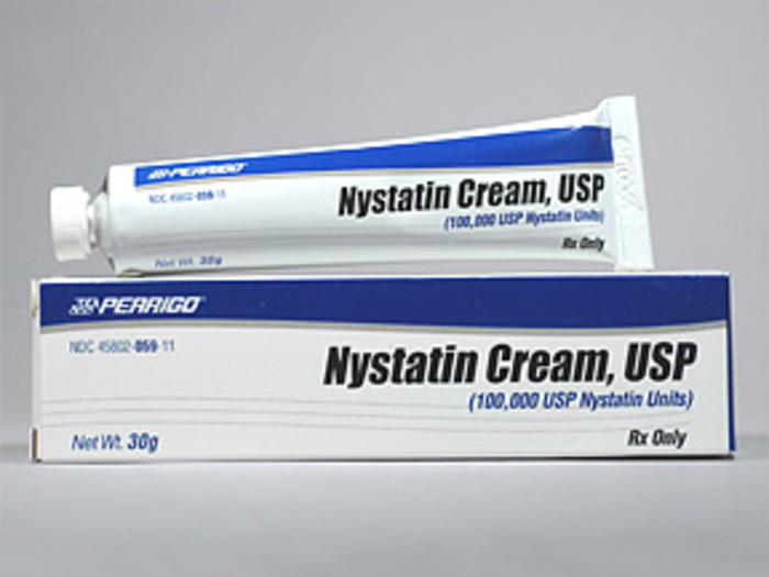 Rx Item-Nystatin Top 100000U/Gm Cream 30Gm By Perrigo Pharma gen Mycostatin