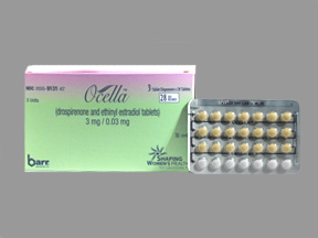 Rx Item-Ocella 0.03Mg 3Mg Tab 3X28 By Teva Pharma