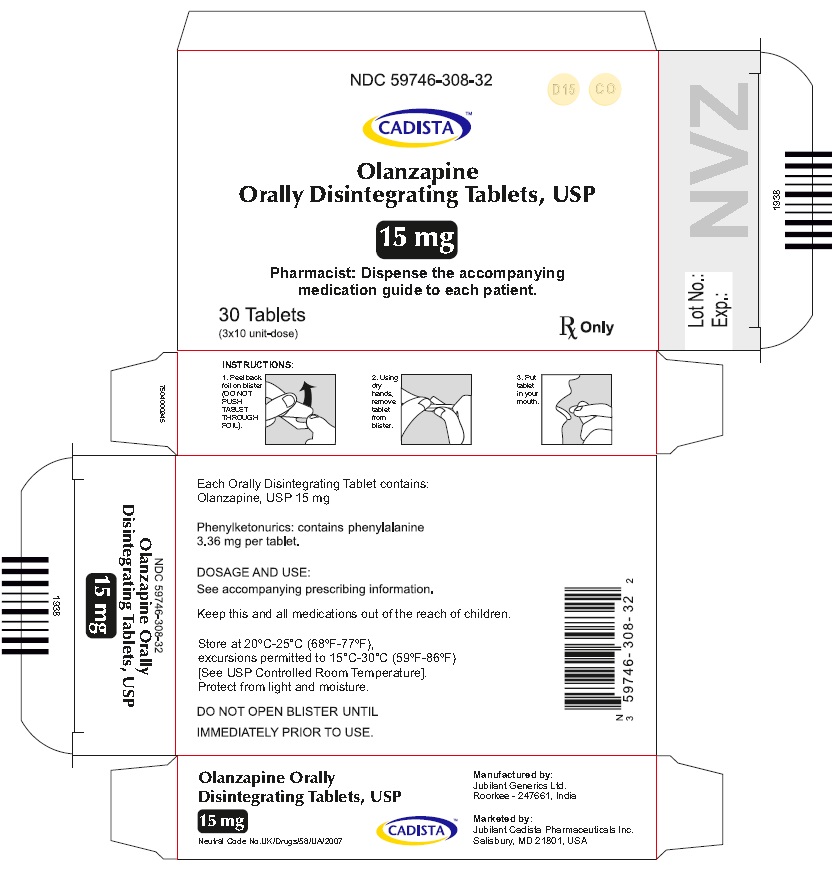 Image 1 of Rx Item-Olanzapine 15Mg ODT Tab 30 By Jubilant Cadista Pharma Gen Zyprexa