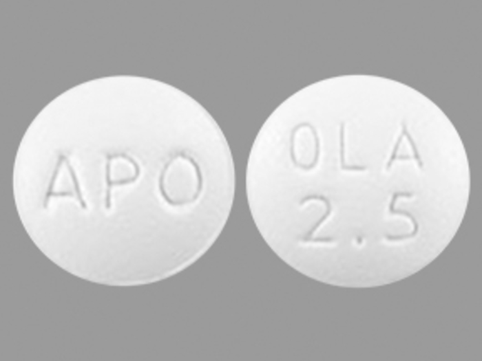 Rx Item-Olanzapine 2.5MG 1000 Tab by Apotex Pharma USA Gen Zyprexa