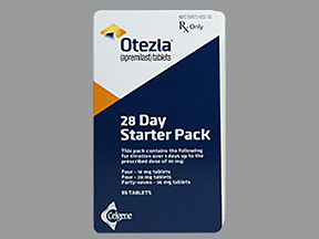 Rx Item-Otezla 28 Days starting 10-20-30mg Titration Pack 55 tab