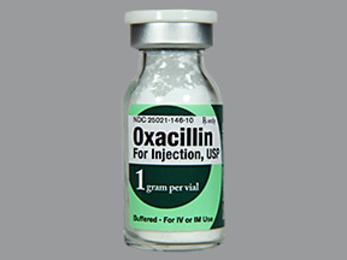 Rx Item-Oxacillin 1GM 10 Vial by Sagent Pharma USA 