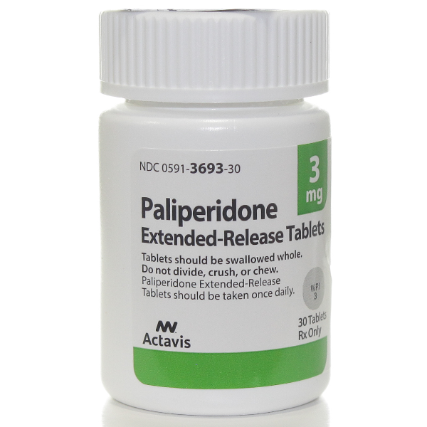 Rx Item-Paliperidone 3Mg Tab 30 By Actavis Pharma