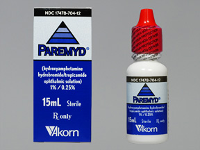 Rx Item-Paremyd Sterile 1% 0.25% Drops 15Ml By Akorn Pharma 