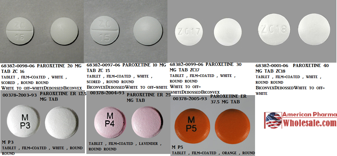 Rx Item-Paroxetine 20Mg Tab 100 By American Health Packaging