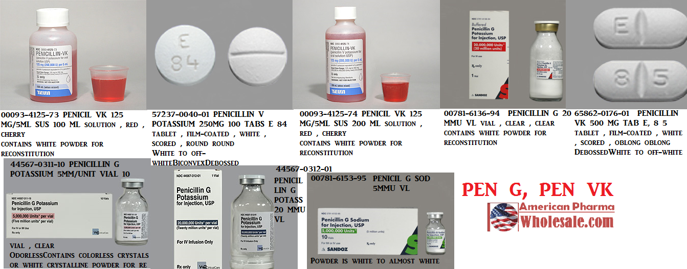 Rx Item-Penicillin G Pot 5Mm Unit Vial 10 By Sandoz Pharma