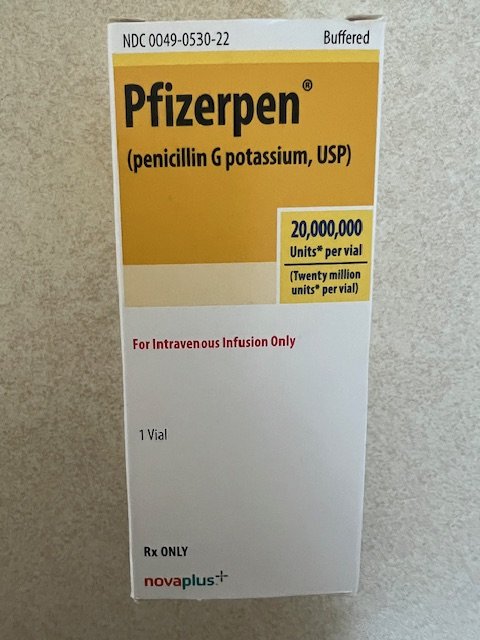 Pfizerpen N+ 20Mm Unit Vial by Pfizer Pharma Inj