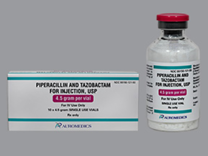 Rx Item-Piperacillin Sodium-Tazobactam 4.5 G Vial 10 By Auromedics Gen Zosyn