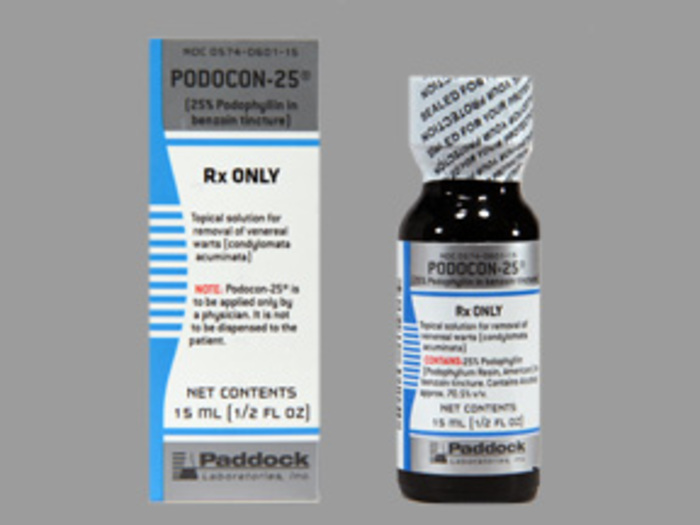 Rx Item-Podocon-25 podophyllum resin 25% Liq 15Ml By Perrigo Pharma