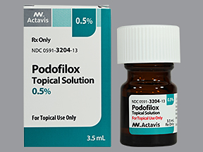 Rx Item-Podofilox 0.5% Solution 3.5Ml By Actavis Pharma Gen Condylox