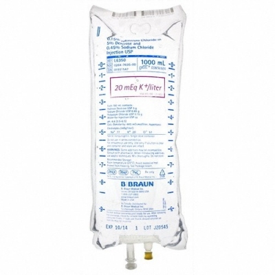 Rx Item-Potassium Chloride L6350 Dx-Na 20 Meq/L Solution 12X1Lt By B.Braun