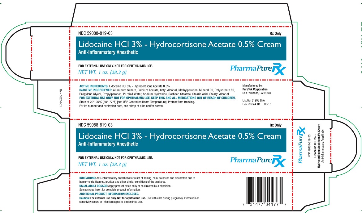Rx Item-Pprx Lido Hcl 3% 0.5% Cream 28.3Gm By Puretek 