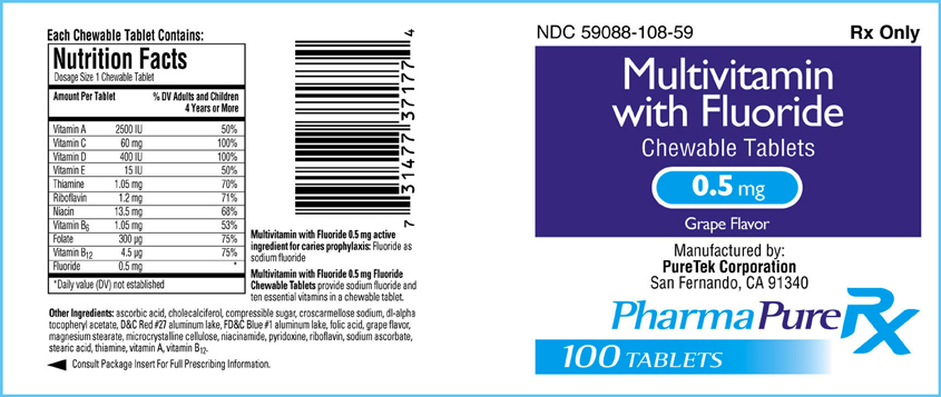 '.Pprx Multivit 0.5Mg Chewable  100 By Pur.'