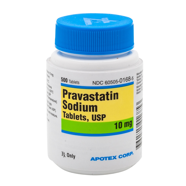 Rx Item-Pravastatin 10Mg Tab 500 By Apotex Corp Gen Pravachol