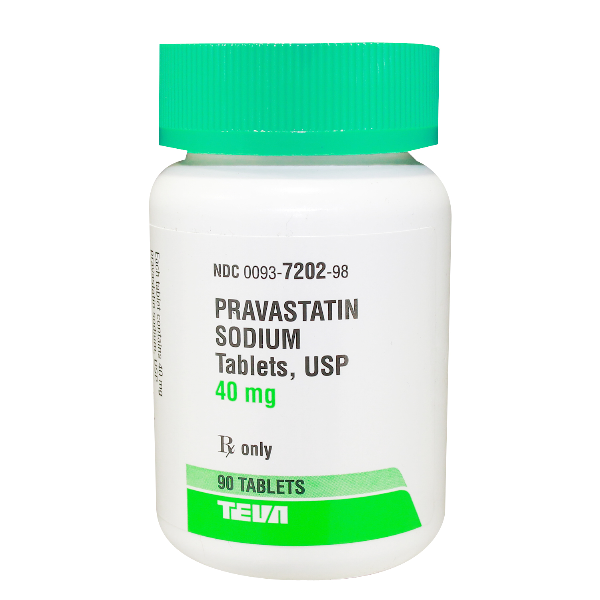 Rx Item-Pravastatin 40Mg Tab 90 By Teva Pharma gen Pravachol