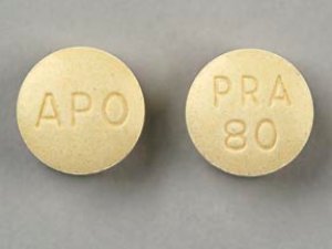 Image 0 of Rx Item-Pravastatin 80Mg Tab 500 By Apotex Corp Gen Pravachol