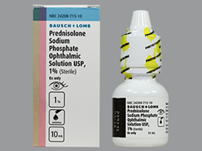 Rx ItemPrednisolone Sodium Phosphate 1 Drops 10Ml By Valeant Gen Inflamase For