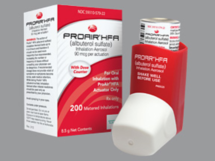 Rx Item-Proair HFA 90Mcg Aer 8.5Gm By Teva Pharma 