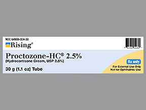 Rx Item-Hydrocortisone Cream Gen Proctozone-HC 2.5% 30Gm By Ani Pharma 