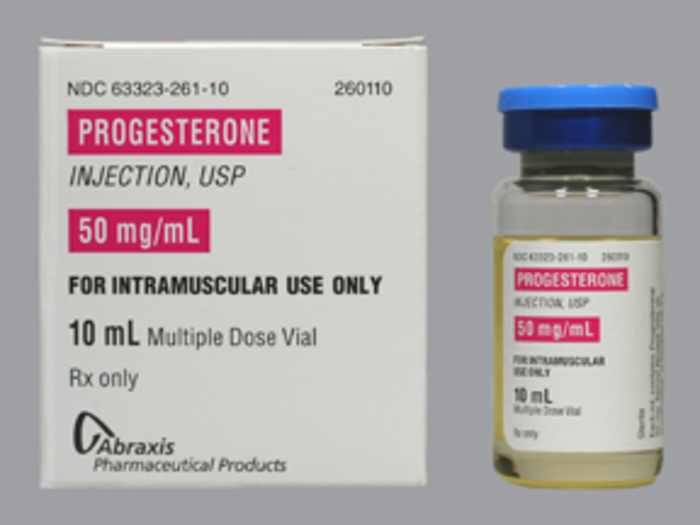 Rx Item-Progesterone 50Mg/Ml Vial 10Ml By Fresenius Kabi USA