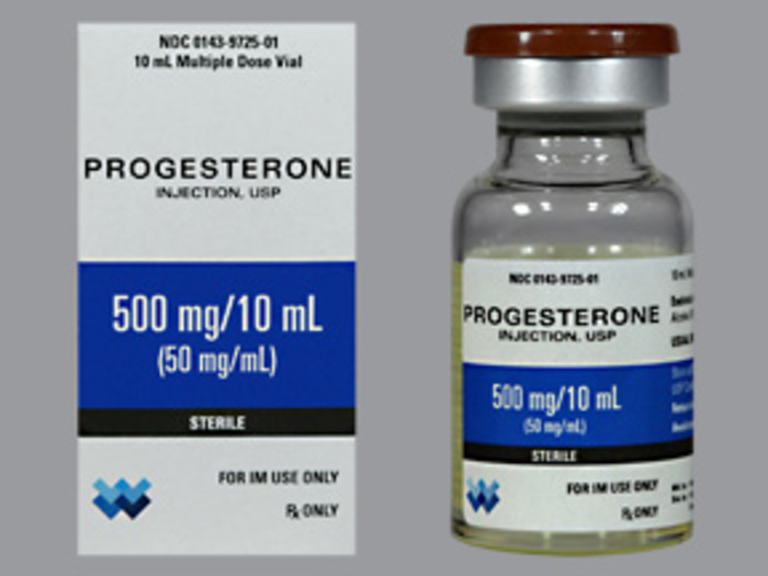 Rx Item-Progesterone 50Mg/Ml Vial 10Ml By Westward Pharma