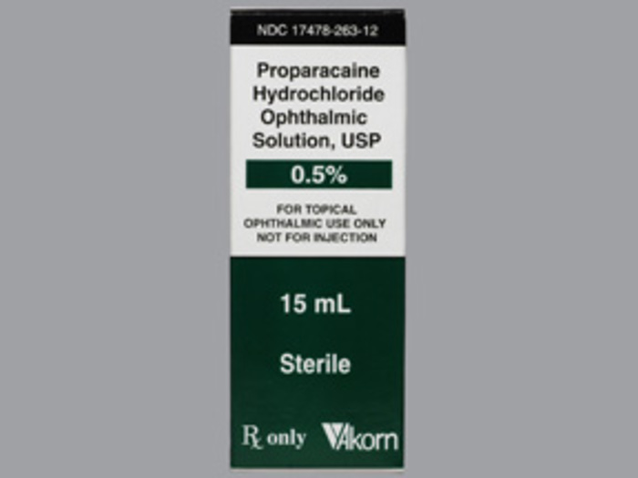 Rx Item-Proparacaine 0.5% 15 ML DRP-Keep Refrigerated - by Akorn Pharma USA 
